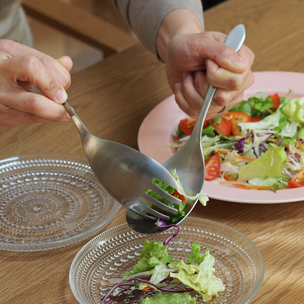 【4月より値上げ】家事問屋　とりわけフォーク　22cm