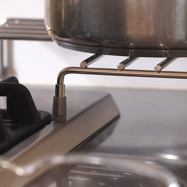 【4月より値上げ】家事問屋　コンロコーナーラック