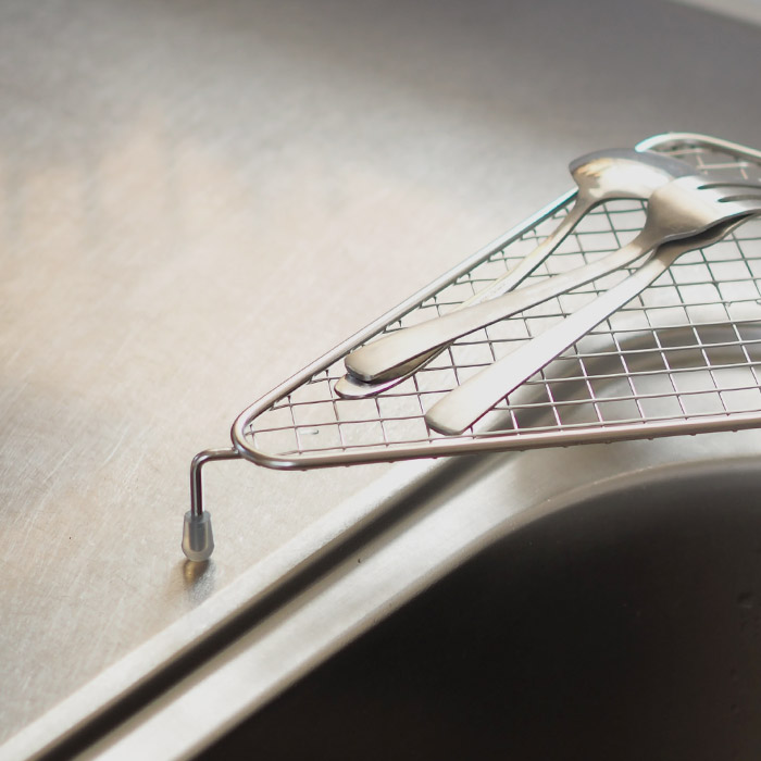 家事問屋　水切りコーナーラック