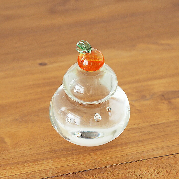 【今季販売終了25/01】古賀雄大　ガラスの鏡餅大