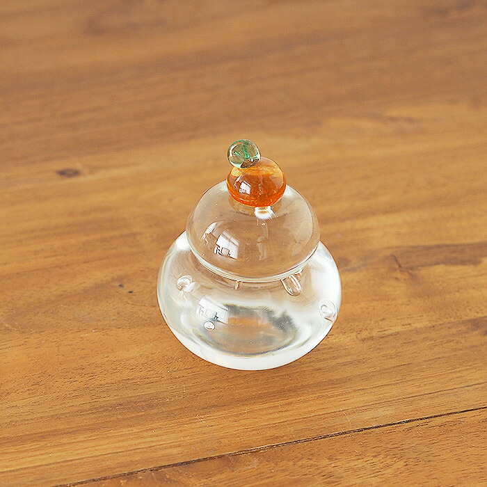 【今季販売終了25/01】古賀雄大　ガラスの鏡餅小