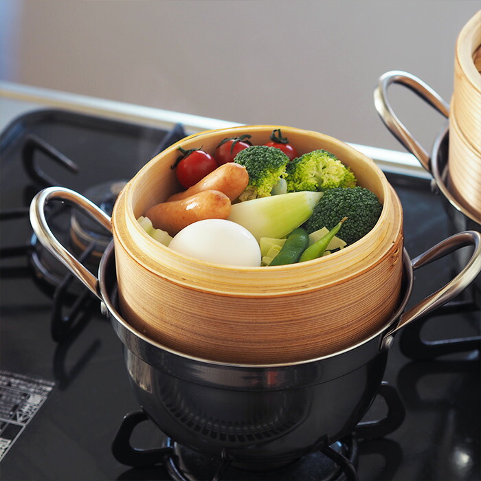 【4月より値上げ】かごや　杉　中華せいろ　15cm　本体