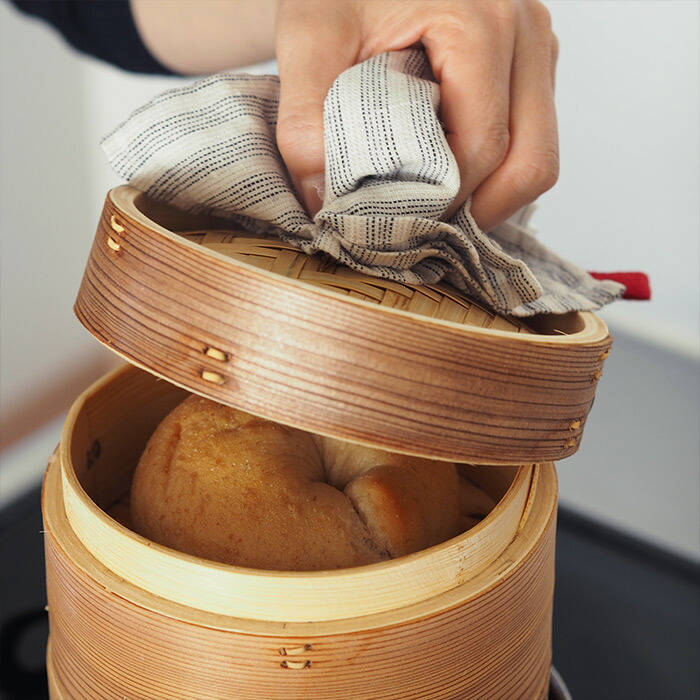 【4月より値上げ】かごや　杉　中華せいろ　15cm　蓋