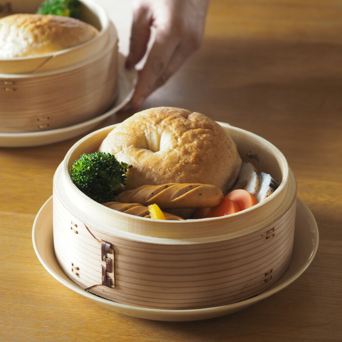 【4月より値上げ】かごや　杉　中華せいろ　18cm　本体