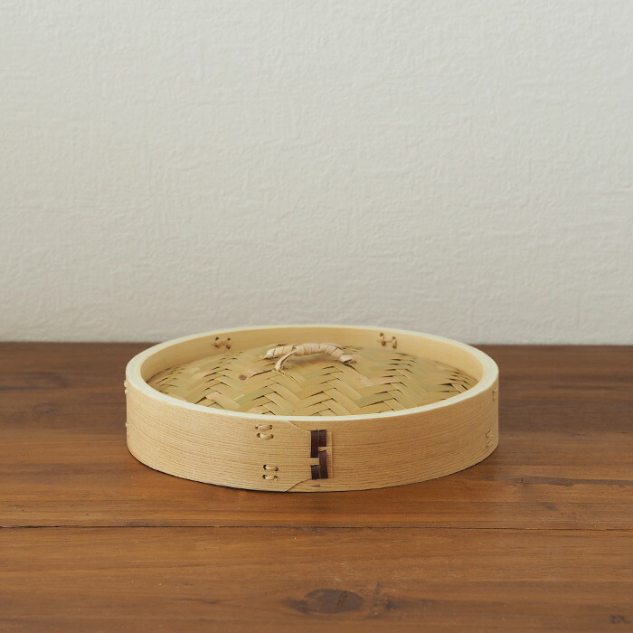 かごや　杉　中華せいろ　21cm　蓋