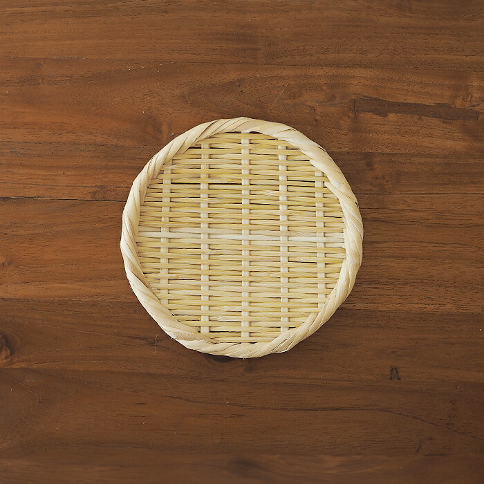 かごや　特選　丸盆ざる　18cm