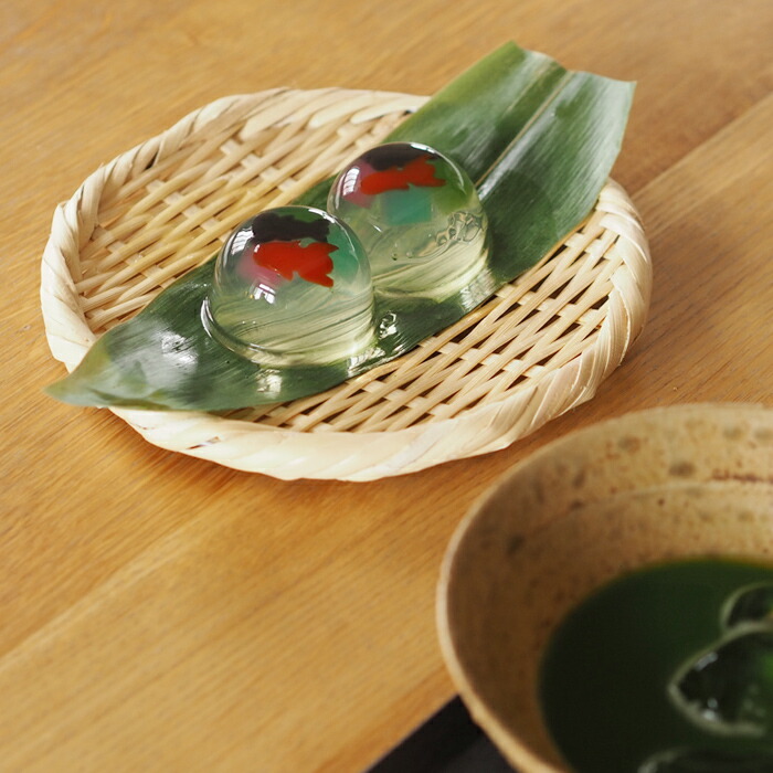 かごや　特選　丸盆ざる　18cm