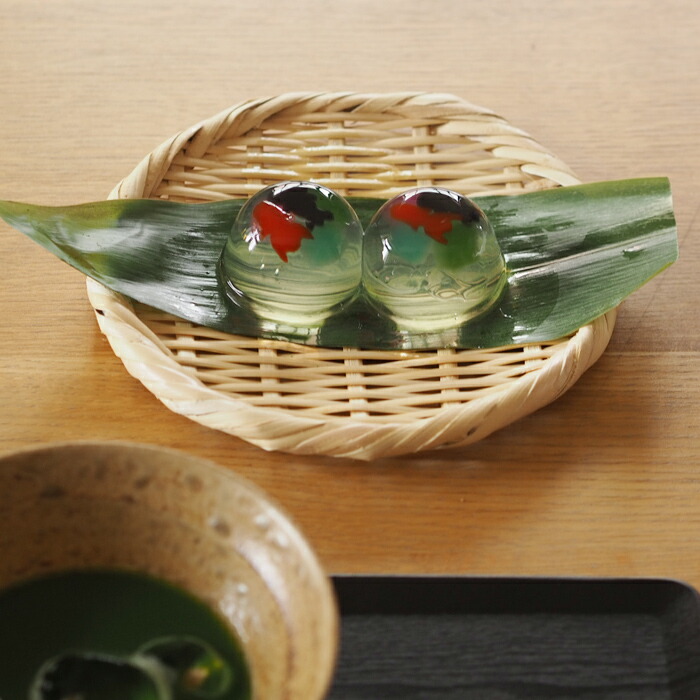 かごや　特選　丸盆ざる　18cm