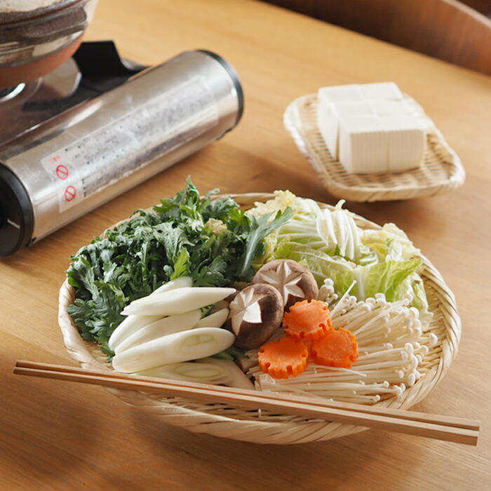 かごや　特選　丸盆ざる　30cm