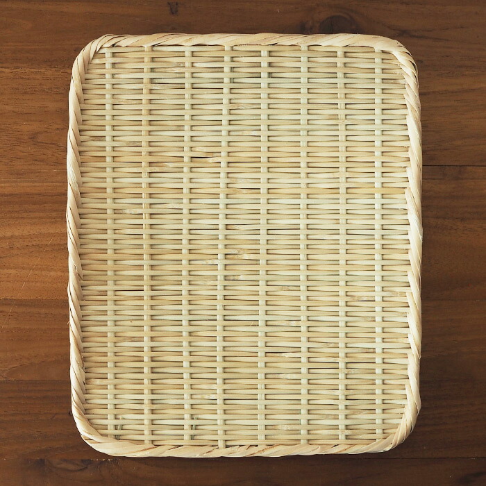 かごや　特選　角盆ざる　27×33cm