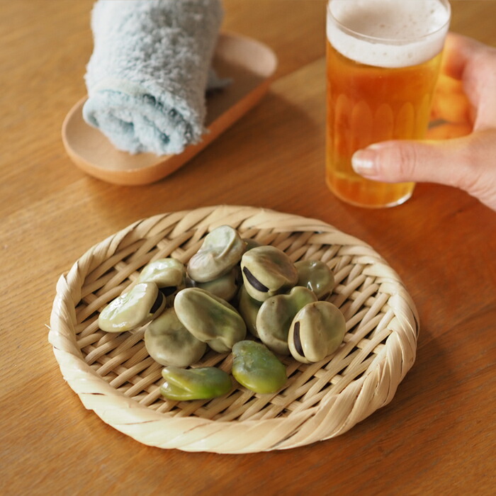 かごや　特選　丸盆ざる　15cm