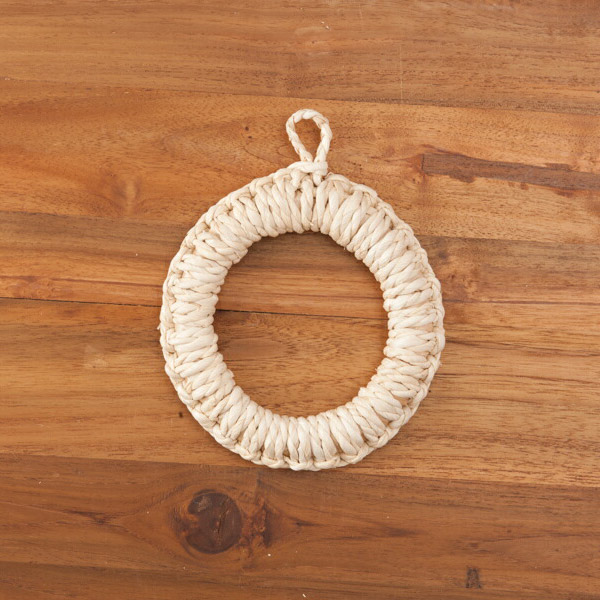 【4月より値上げ】かごや　コーン鍋敷　小　15cm