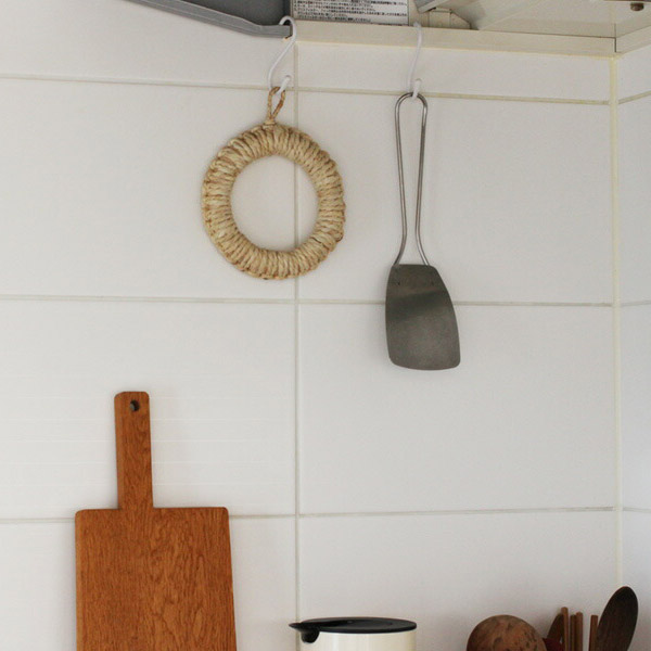 【4月より値上げ】かごや　コーン鍋敷　小　15cm