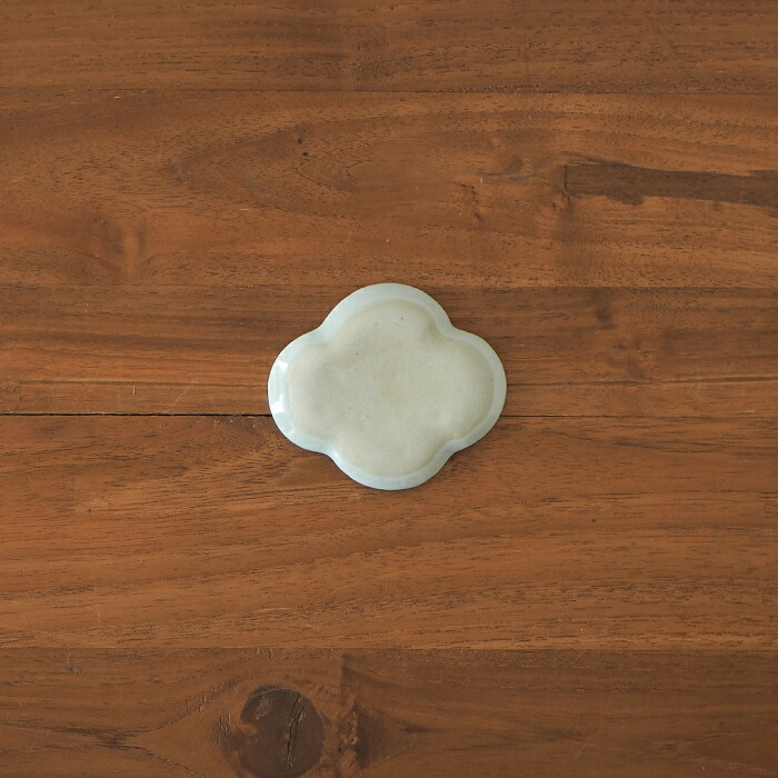 日下華子　色絵　つばめ　もっこ豆皿