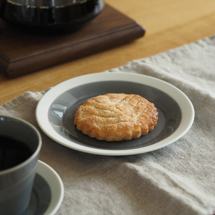 yumiko　iihoshi　porcelain　×　木村硝子店　dishes　140　plate　fog gray　/　ディシィーズ　フォググレー
