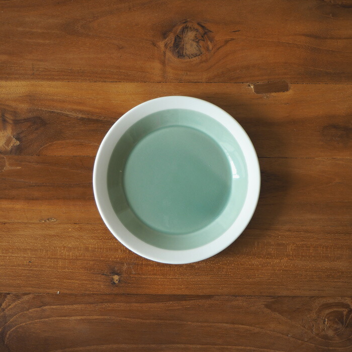 yumiko　iihoshi　porcelain　×　木村硝子店　dishes　140　plate　pistachio green　/　ディシィーズ　ピスタチオグリーン