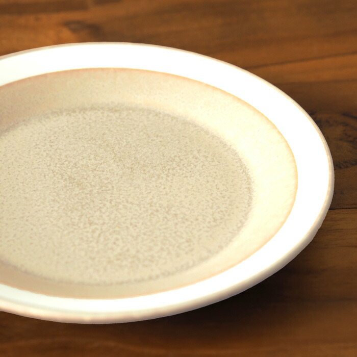 yumiko　iihoshi　porcelain　×　木村硝子店　dishes　140　plate　sand beige matte　/　ディシィーズ　サンドベージュ　マット