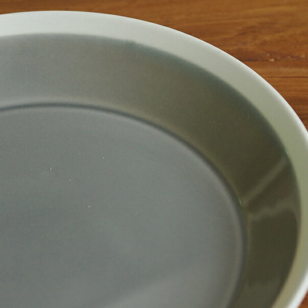 yumiko　iihoshi　porcelain　×　木村硝子店　dishes　180　plate　fog gray　/　ディシィーズ　フォググレー
