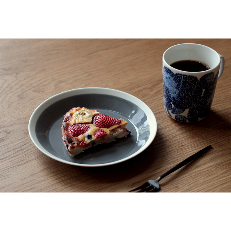 yumiko　iihoshi　porcelain　×　木村硝子店　dishes　180　plate　fog gray　/　ディシィーズ　フォググレー