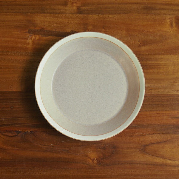 yumiko　iihoshi　porcelain　×　木村硝子店　dishes　180　plate　sand beige matte　/　ディシィーズ　サンドベージュ　マット