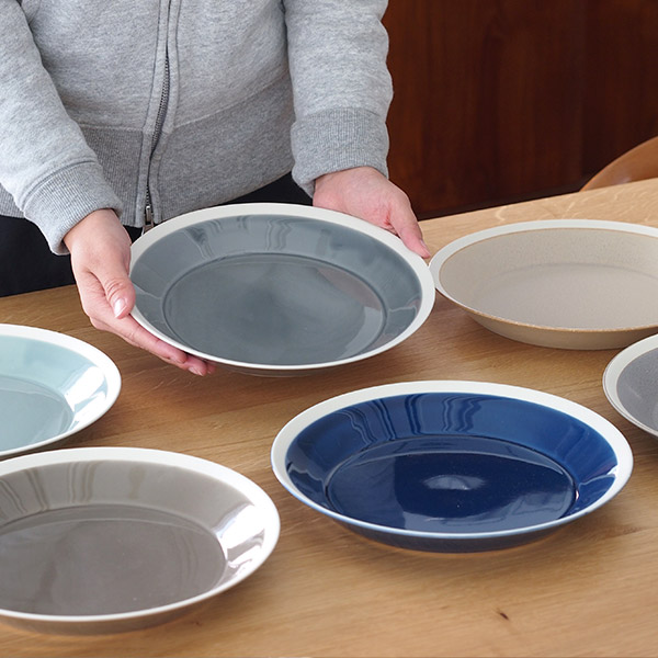 yumiko　iihoshi　porcelain　×　木村硝子店　dishes　220　plate　ink blue　/　ディシィーズ　インクブルー