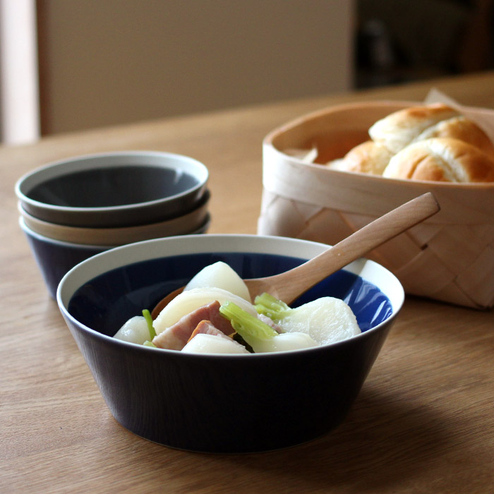yumiko　iihoshi　porcelain　×　木村硝子店　dishes　bowl　L　ink blue　/　ディシィーズ　インクブルー