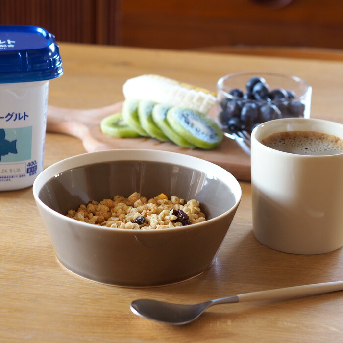 yumiko　iihoshi　porcelain　×　木村硝子店　dishes　bowl　M　fawn brown　/　ディシィーズ　ファーンブラウン