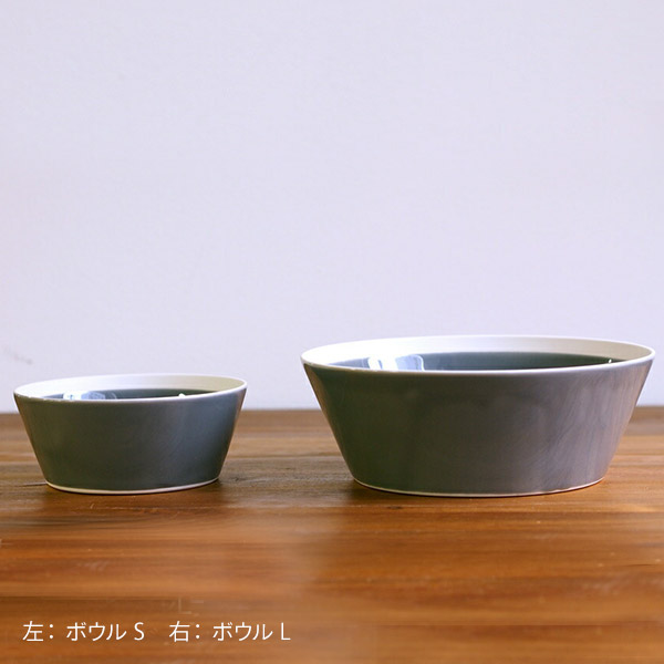 yumiko　iihoshi　porcelain　×　木村硝子店　dishes　bowl　S　fog gray　/　ディシィーズ　フォググレー