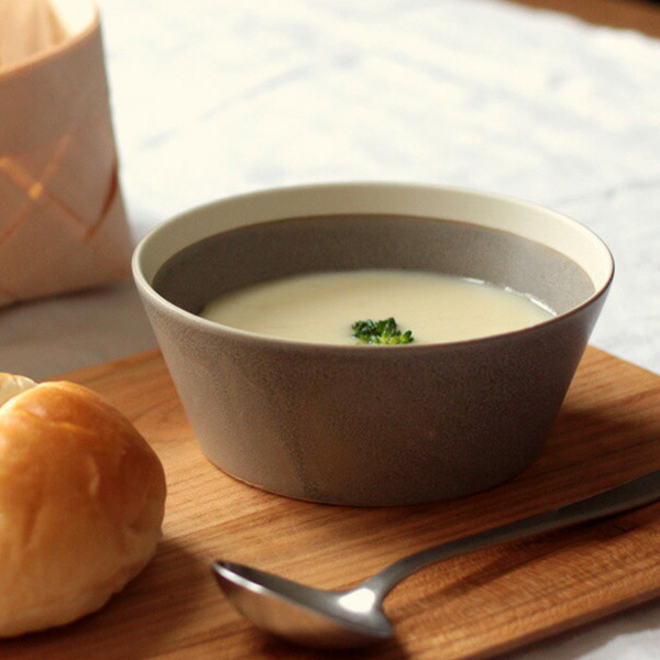 yumiko　iihoshi　porcelain　×　木村硝子店　dishes　bowl　S　moss gray matte　/　ディシィーズ　モスグレー　マット