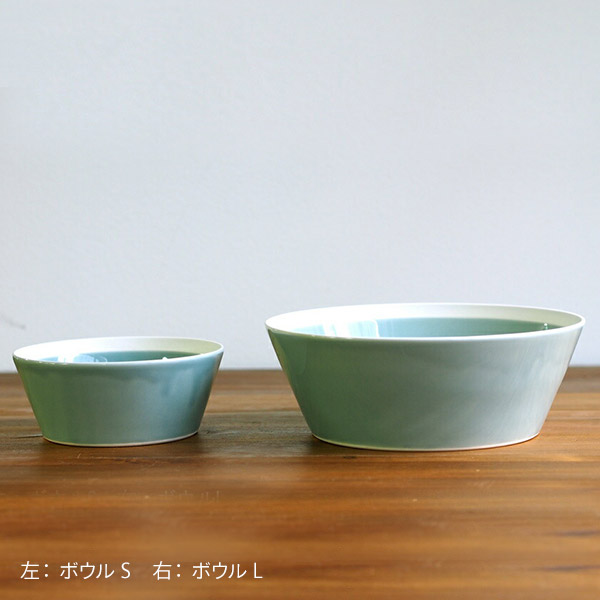 yumiko　iihoshi　porcelain　×　木村硝子店　dishes　bowl　L　pistachio green　/　ディシィーズ　ピスタチオグリーン