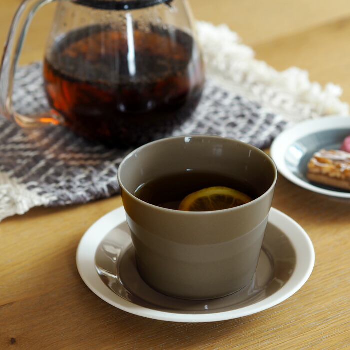 yumiko　iihoshi　porcelain　×　木村硝子店　dishes　cup　M　fawn brown　/　ディシィーズ　ファーンブラウン