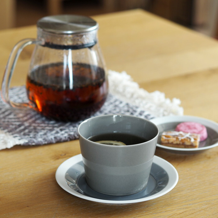 yumiko　iihoshi　porcelain　×　木村硝子店　dishes　cup　M　fog gray　/　ディシィーズ　フォググレー