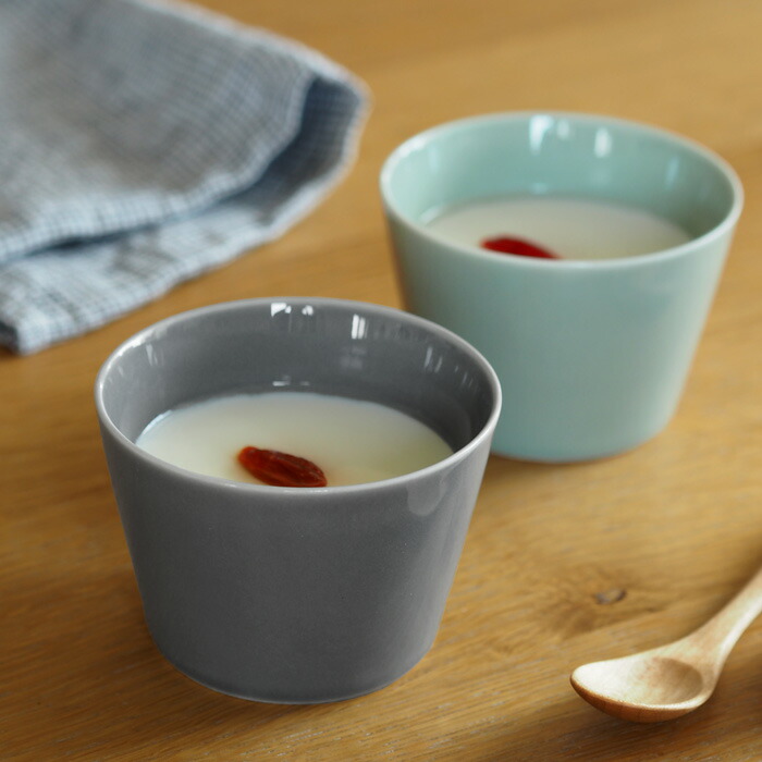 yumiko　iihoshi　porcelain　×　木村硝子店　dishes　cup　S　fog gray　/　ディシィーズ　フォググレー
