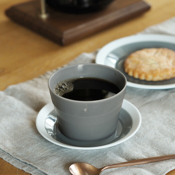 yumiko　iihoshi　porcelain　×　木村硝子店　dishes　cup　S　fog gray　/　ディシィーズ　フォググレー