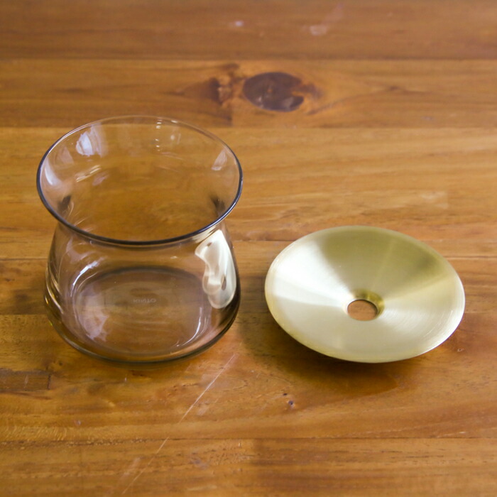 キントー　LUNA　ベース　80×70mm　ブラウン　/　KINTO