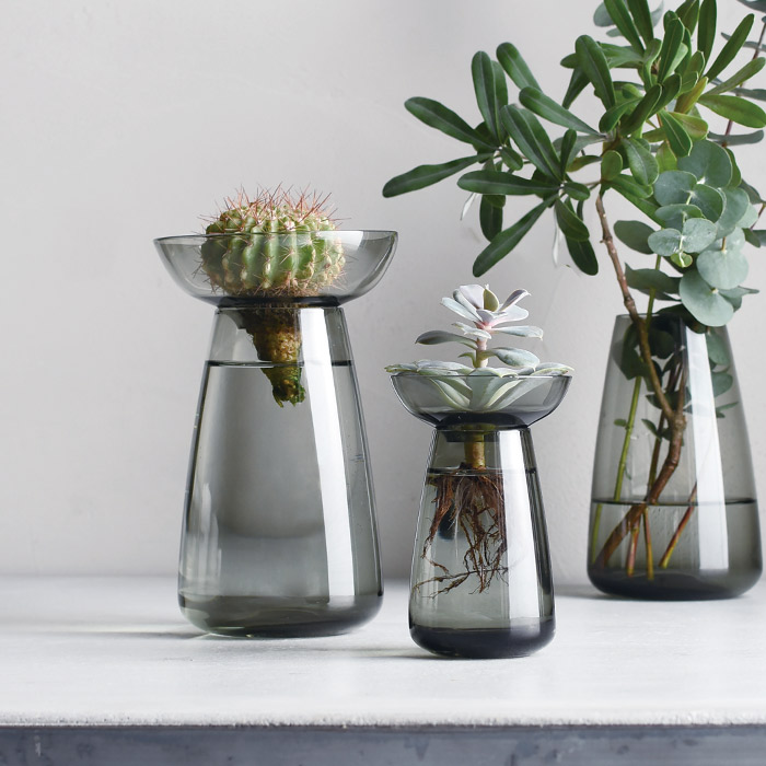 キントー　アクアカルチャーベース　120mm　グレー　/　KINTO