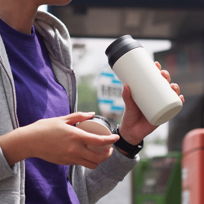 キントー　トラベルタンブラー　350ml　ホワイト　/　KINTO
