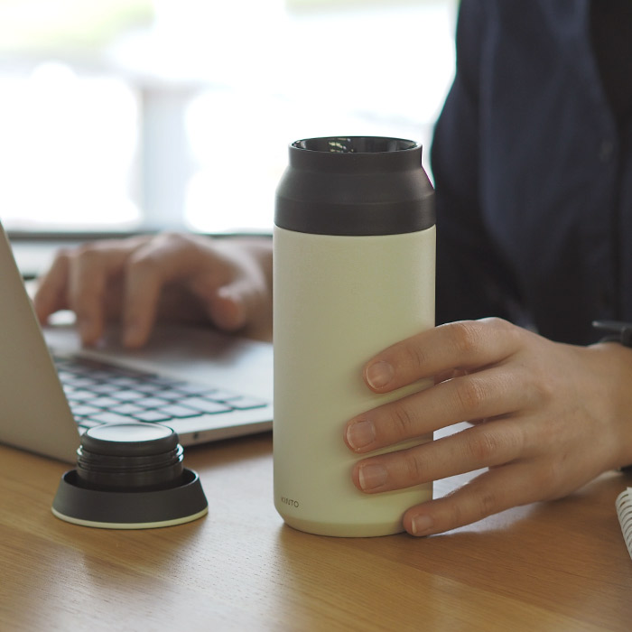 キントー　トラベルタンブラー　350ml　ホワイト　/　KINTO