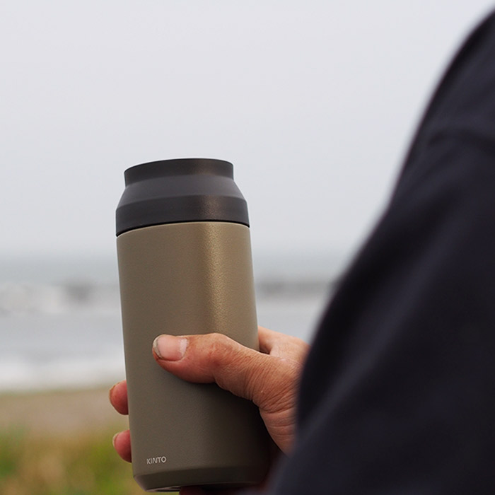 キントー　トラベルタンブラー　350ml　カーキ　/　KINTO