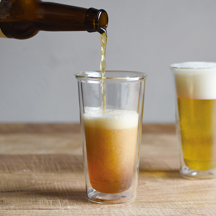 キントー　CAST　ダブルウォール　ビアグラス