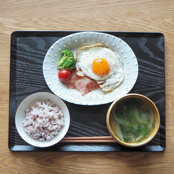 キントー　プレイスマット　360×280mm　ウィロー　ブラック　/　KINTO