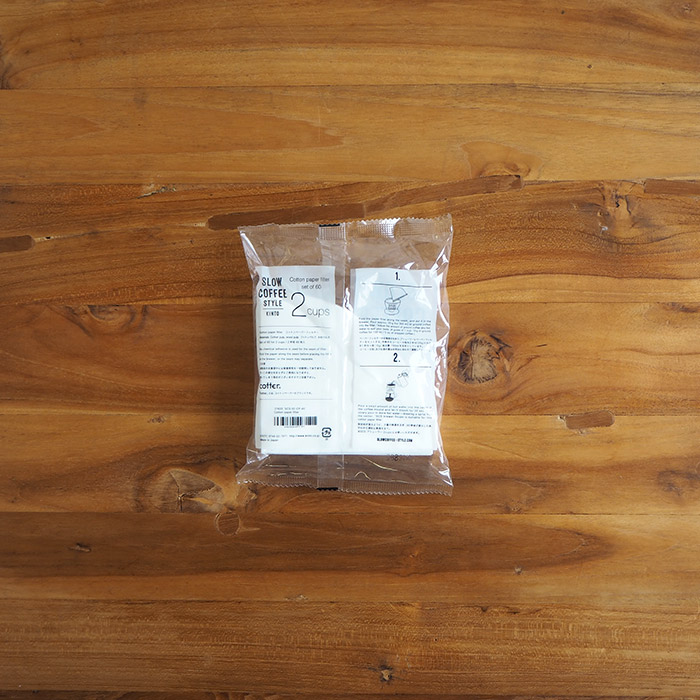 キントー　SCS　コットンペーパーフィルター　2cups　/　KINTO