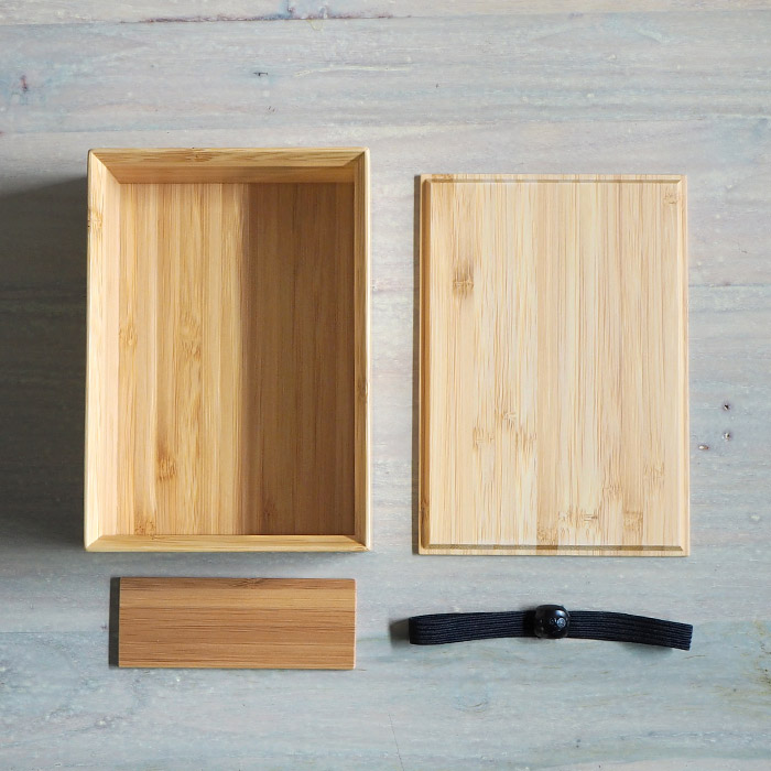 公長齋小菅　一段弁当箱　黒