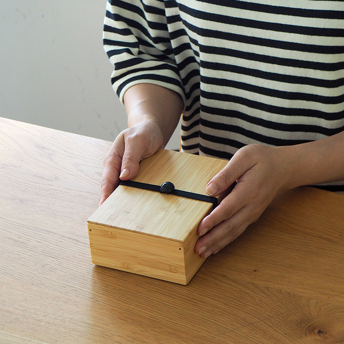 公長齋小菅　一段弁当箱　黒