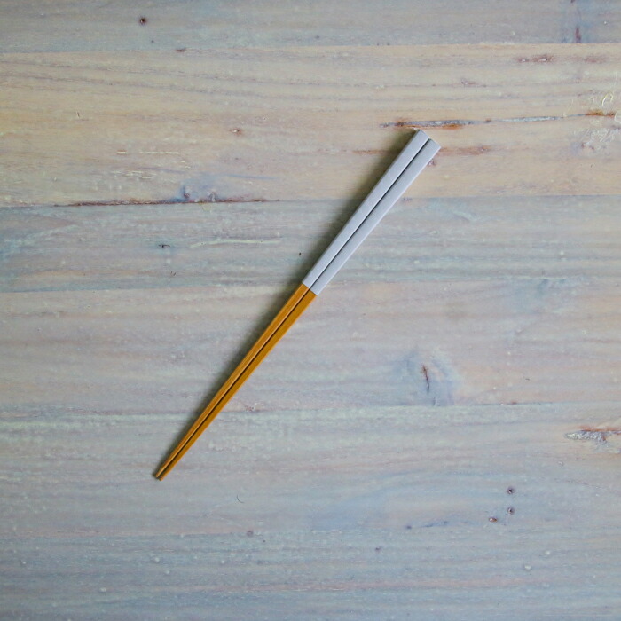 公長齋小菅　うるう箸　ライトグレー　23cm　※
