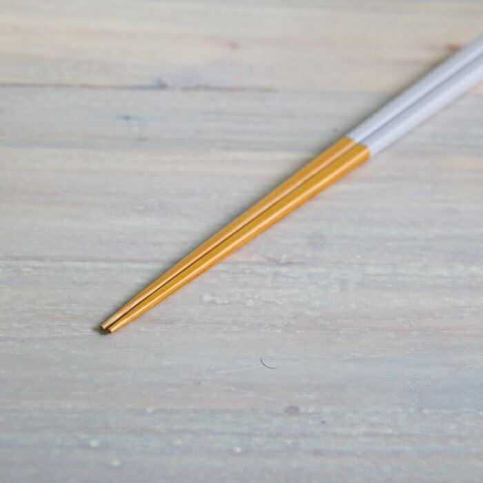 公長齋小菅　うるう箸　ライトグレー　23cm　※