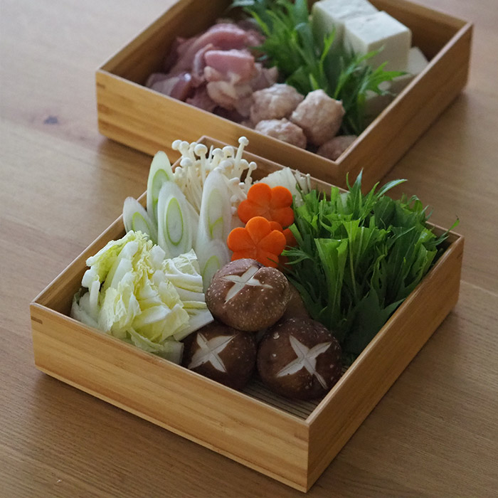 公長齋小菅　6.5寸　二段重箱