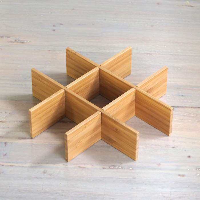 公長齋小菅　6.5寸用　九つ仕切り