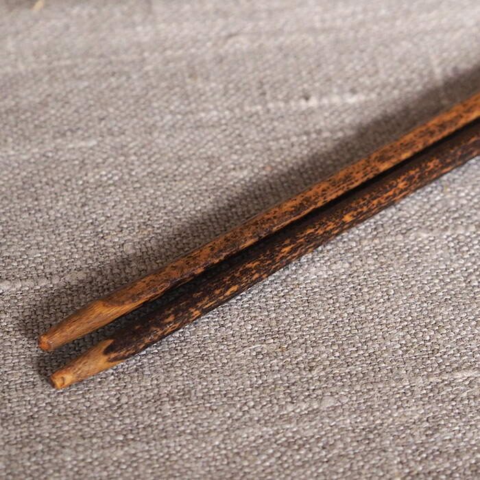 公長齋小菅　黒竹取り箸　33