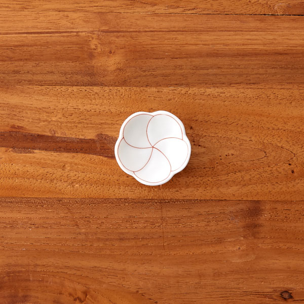 ■幸楽窯　白梅　箸置きギフト3個セット